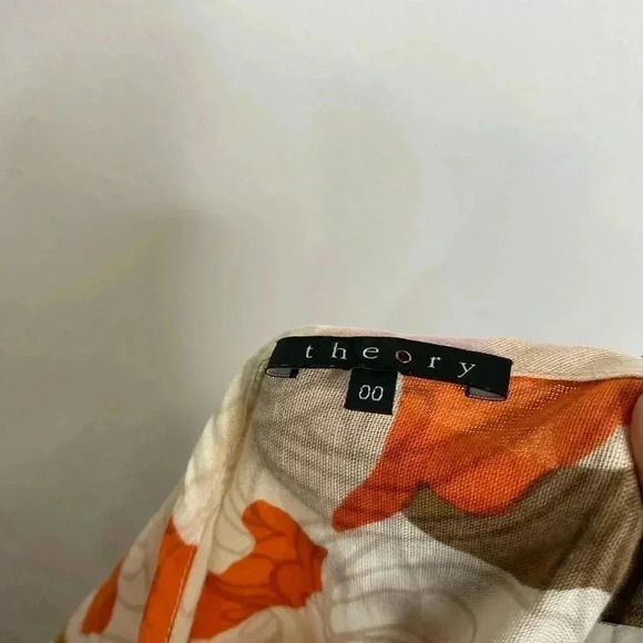 Theory Multicolor Floral Lightweight Skirt - Picture 5 of 6